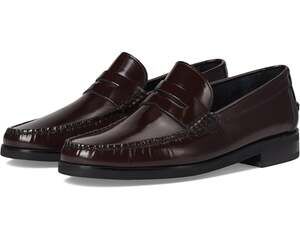 Florsheim Mens Berkley Flex Penny Loafer Size 11.5 Burgundy Brown Leather NWOB